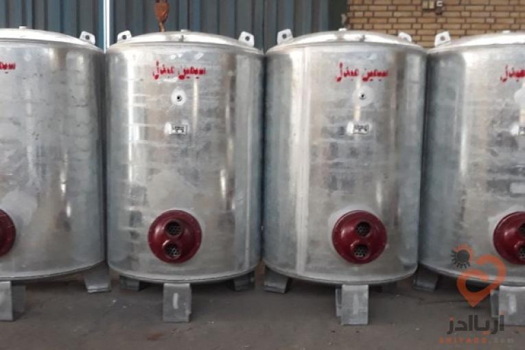 سازنده انواع مبدلهای حرارتی سازنده انواع منابع کویل دار ساخت مخازن ذخیره آب ساخت مخازن آتش نشانی