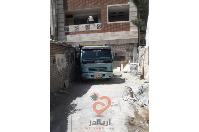حمل نخاله باب کت و بادسان و ماشین و کارگر