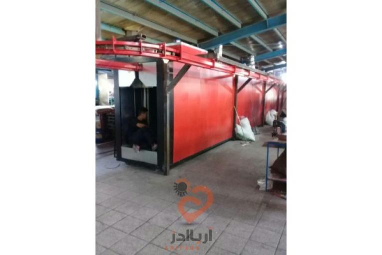 طراح و سازنده کلیه تجهیزات خط رنگ پودری و مایع