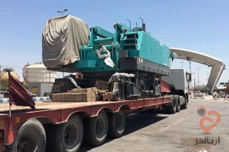 حمل و نقل و جابجایی بار ترافیکی و سنگین مجهز به کمرشکن های 2 محور 3 محور ، 4 محور و طارق 11 محور 