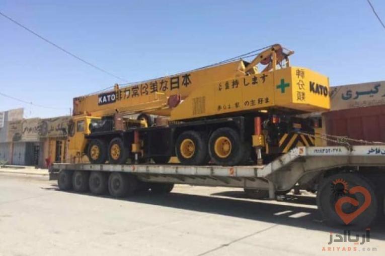حمل و نقل و جابجایی بار ترافیکی و سنگین مجهز به کمرشکن های 2 محور 3 محور ، 4 محور و طارق 11 محور 