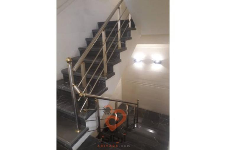 نرده استیل نرده راه پله حفاظ استیل حفاظ بانکی