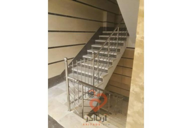 نرده استیل نرده راه پله حفاظ استیل حفاظ بانکی