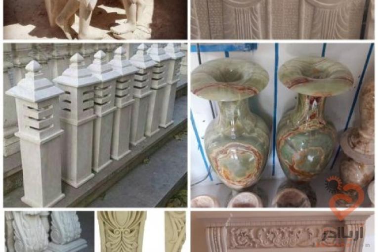 تزئینات و مصنوعات سنگی اراد