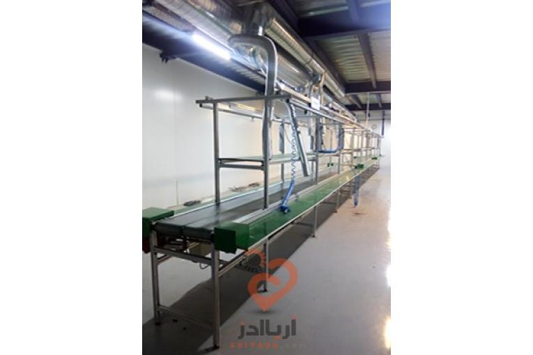 نوار نقاله خط مونتاژ قطعات الکترونیکی