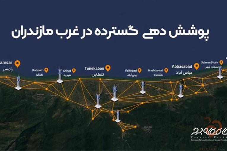 اینترنت پر سرعت وایرلس غرب مازندران