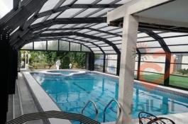 سقف متحرک استخر سقف متحرک المینیومی در ملارد