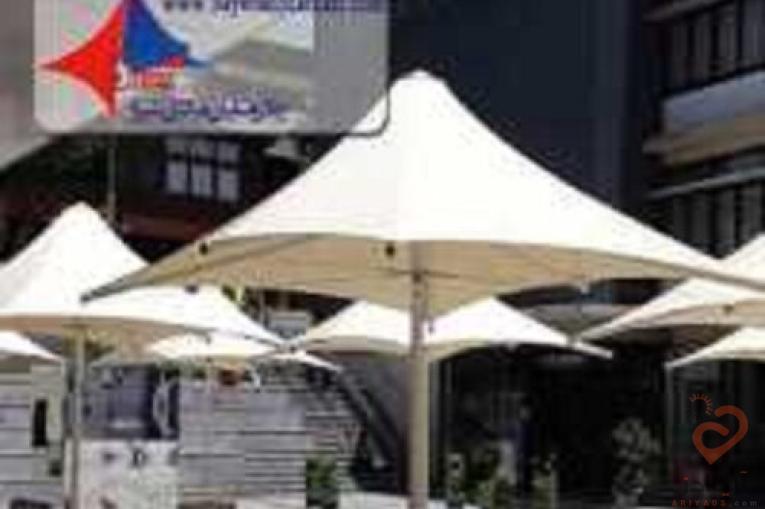انواع سایبان کششی و پارچه ای و پارکینگ و مغازه چادر و سایبان مرکزی شیراز