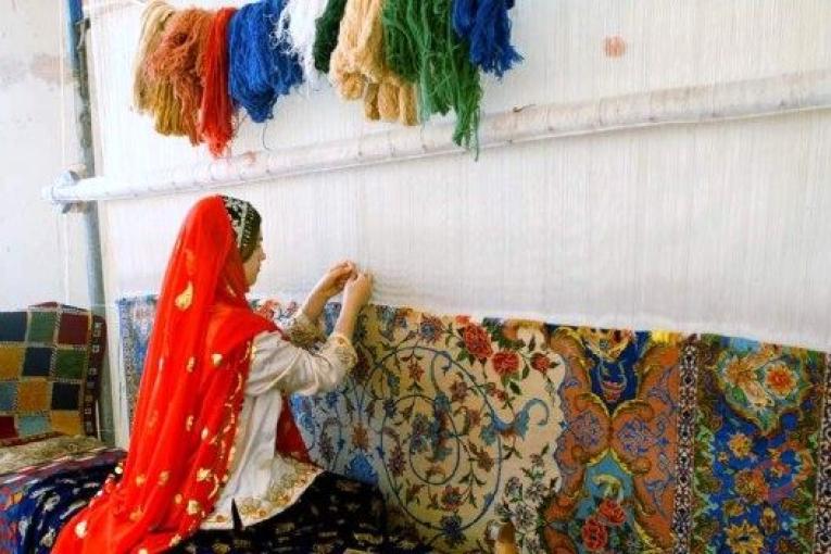 آموزش قالیبافی آتروپات فرش اردبیل ،تنها با 2 میلیون