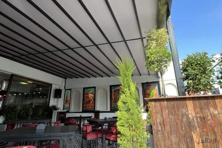 طراحی و اجرای سقف برقی و سایبان متحرک (Moving Roof)